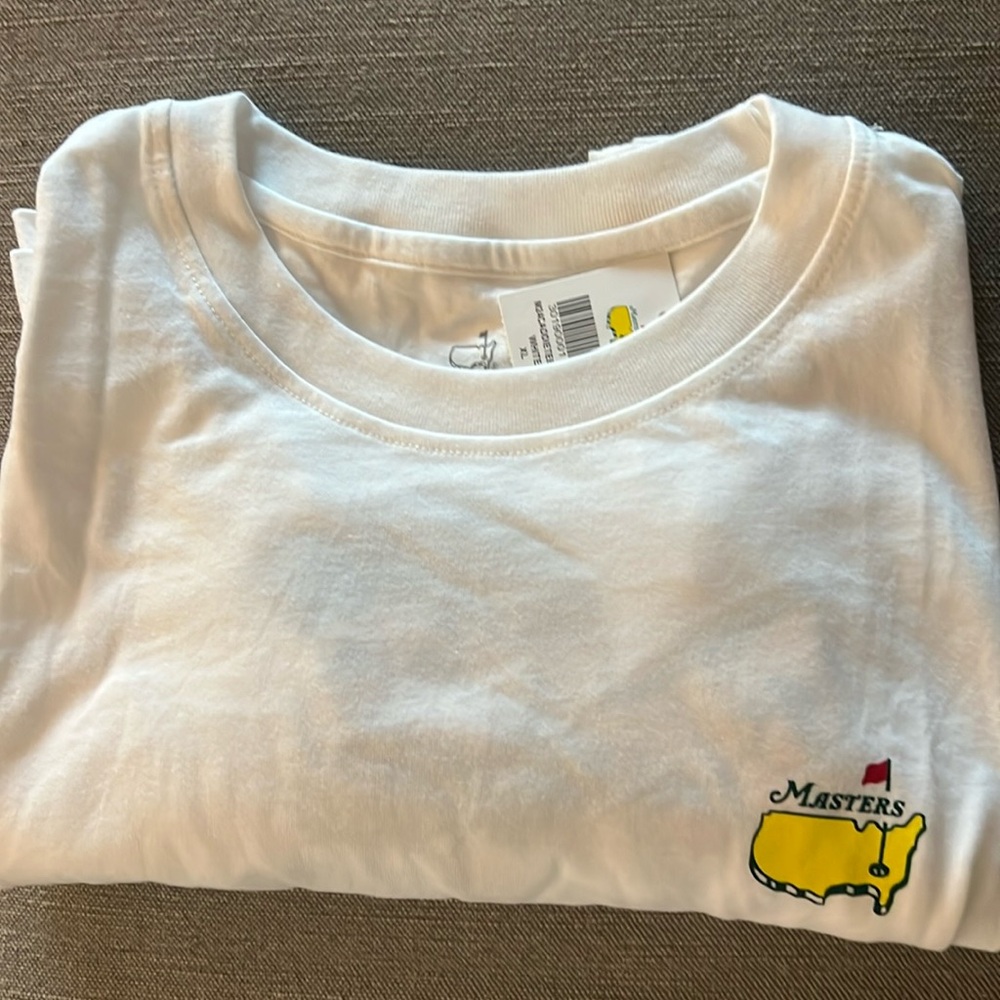 2024 NWT Masters Caddy Gnome T-Shirt: XL white